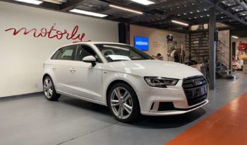 AUDI A3 SPORTBACK S LINE STRONIC 7 – 30 TFSI 116 CH plein