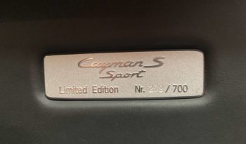 PORSCHE CAYMAN S (987) – 3.4 – SPORT LIMITED EDITION N°279/700 – 303 CH – BVM 6 plein