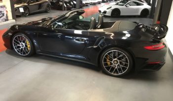 PORSCHE 911 (991.2) TURBO S CABRIOLET – 580 CH – PDK plein