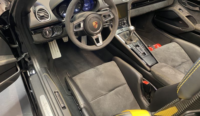 PORSCHE – 718 – SPYDER – 4.0 – 420 CH – BVM6 plein