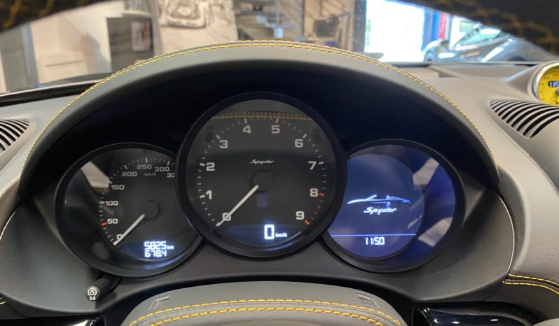 PORSCHE – 718 – SPYDER – 4.0 – 420 CH – BVM6 plein