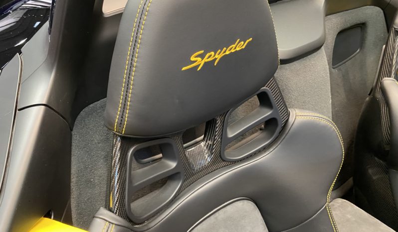 PORSCHE – 718 – SPYDER – 4.0 – 420 CH – BVM6 plein