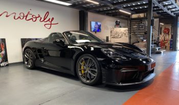 PORSCHE – 718 – SPYDER – 4.0 – 420 CH – BVM6 plein