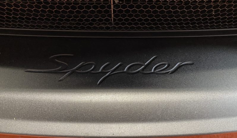 PORSCHE – 718 – SPYDER – 4.0 – 420 CH – BVM6 plein