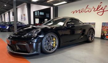 PORSCHE – 718 – SPYDER – 4.0 – 420 CH – BVM6 plein