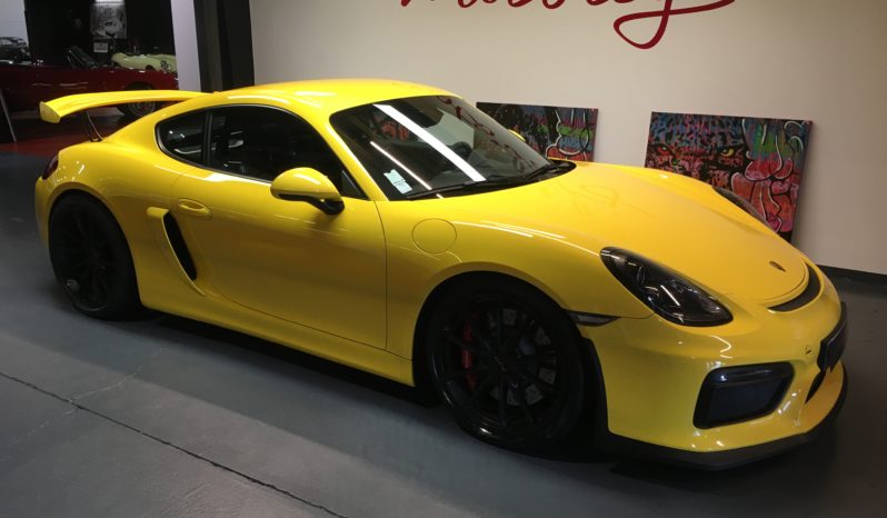 PORSCHE CAYMAN (981) – GT4- 3.8 – 385 CH – BVM 6 plein