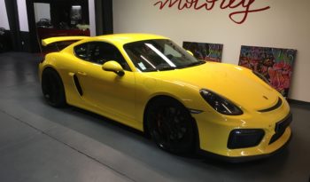 PORSCHE CAYMAN (981) – GT4- 3.8 – 385 CH – BVM 6 plein