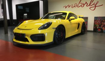 PORSCHE CAYMAN (981) – GT4- 3.8 – 385 CH – BVM 6 plein