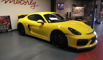 PORSCHE CAYMAN (981) – GT4- 3.8 – 385 CH – BVM 6 plein