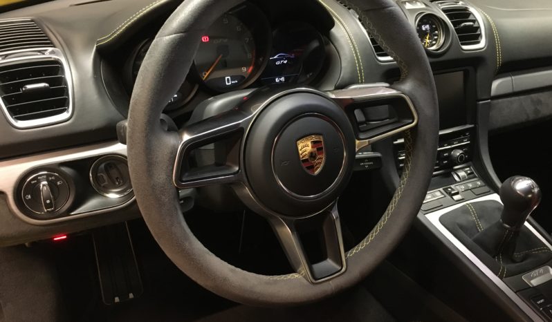 PORSCHE CAYMAN (981) – GT4- 3.8 – 385 CH – BVM 6 plein
