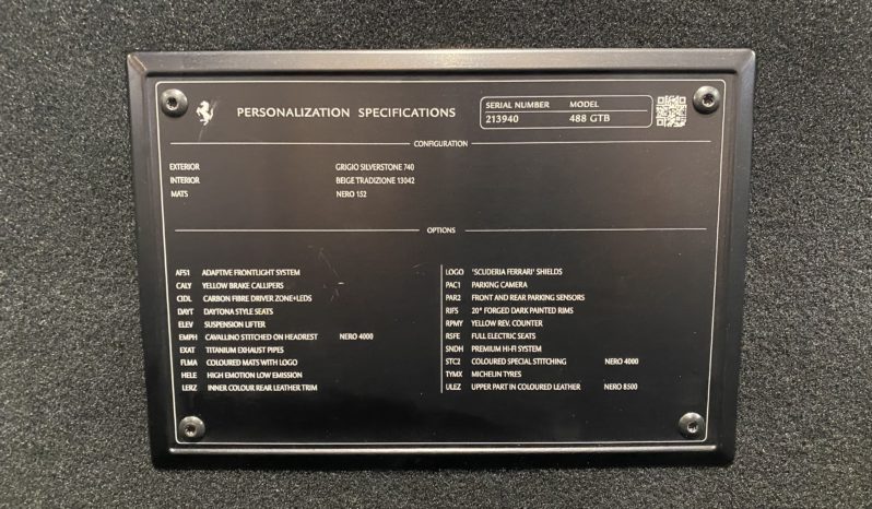 FERRARI – 488 GTB – V8 3.9 – DCT – 670 CH plein