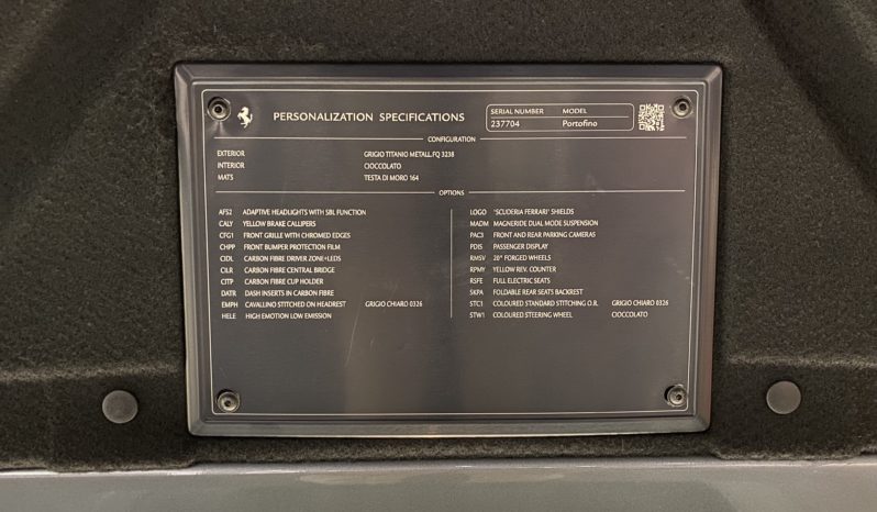 FERRARI – PORTOFINO – V8 3.9T – ROB7 – 600 CH plein