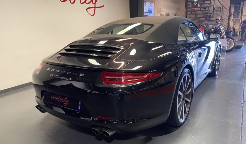 PORSCHE – 911 (991-1)  CARRERA S CABRIOLET- 3.8 – 400 CH – PDK plein