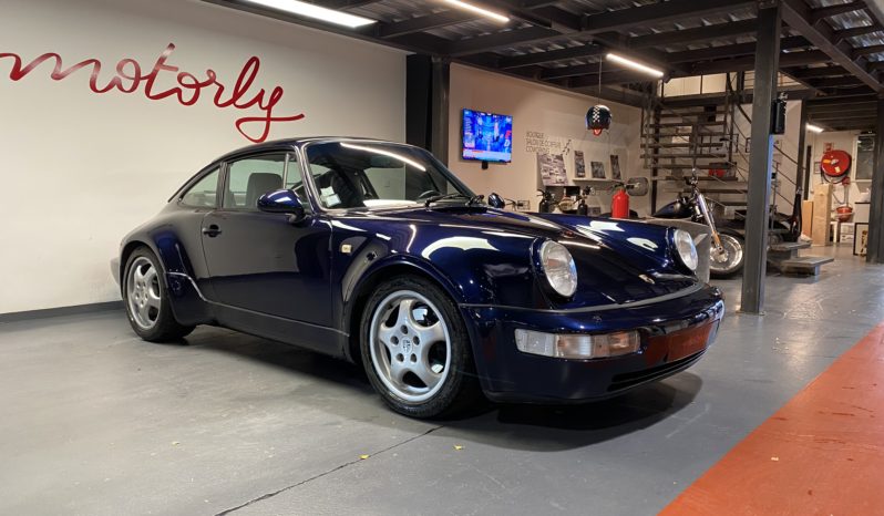 PORSCHE 911 COUPE (964) CARRERA 4 TURBO LOOK USINE 174 EX 3.6  BVM 250 CH plein